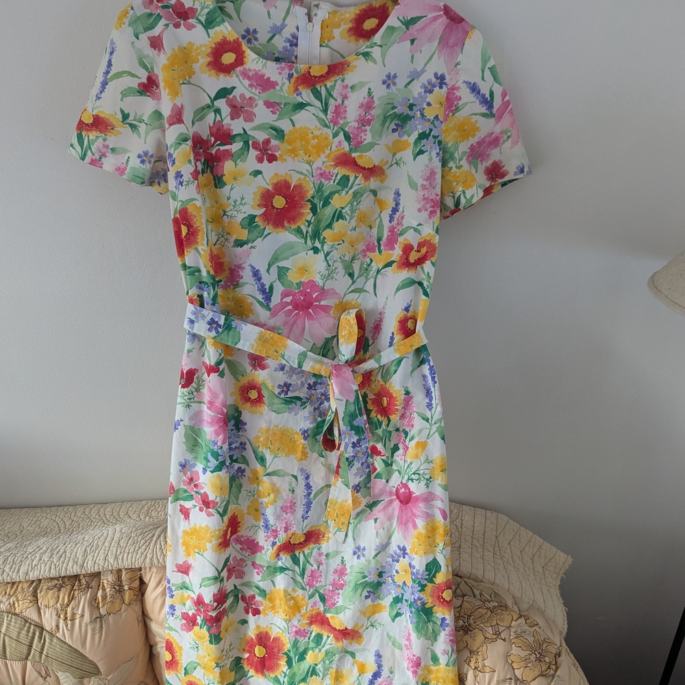 Floral Print Women's Dress